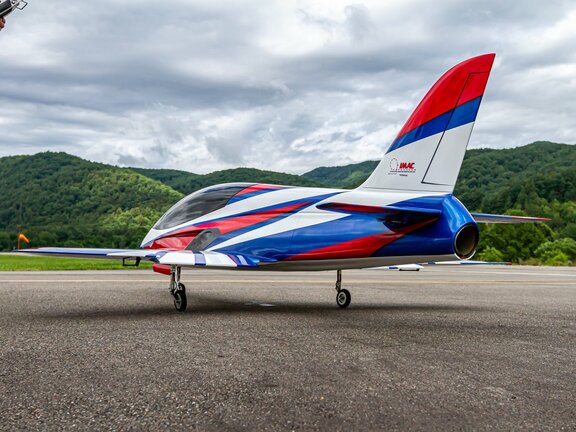 Scene from a radio-controlled aircraft event at Johnson County Airport